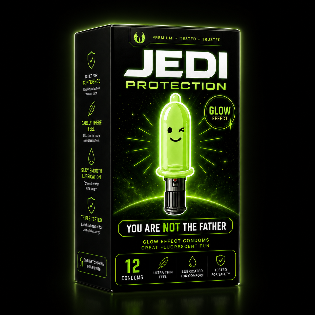 Jedi Protection Glow-in-the-Dark Condoms